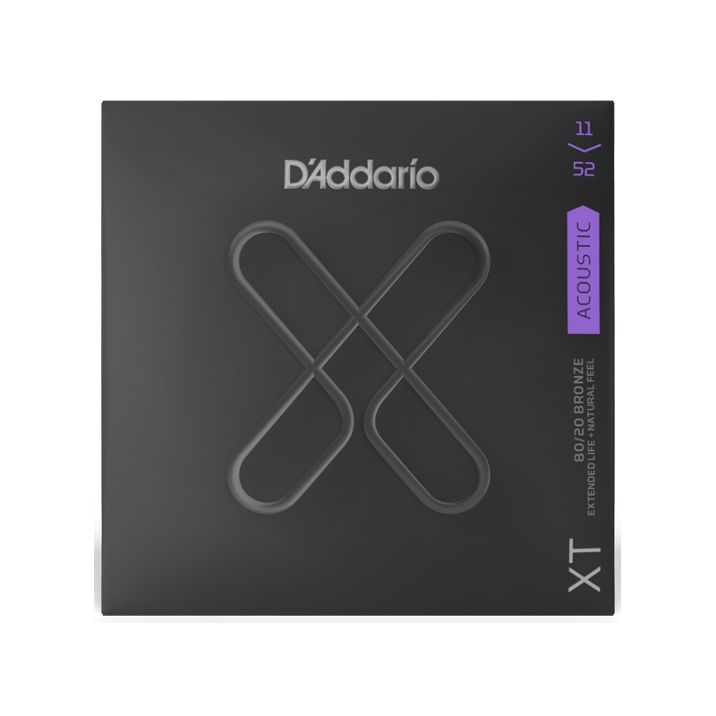 D'Addario XT 11-52 黃銅木吉他弦 (XTABR1152)