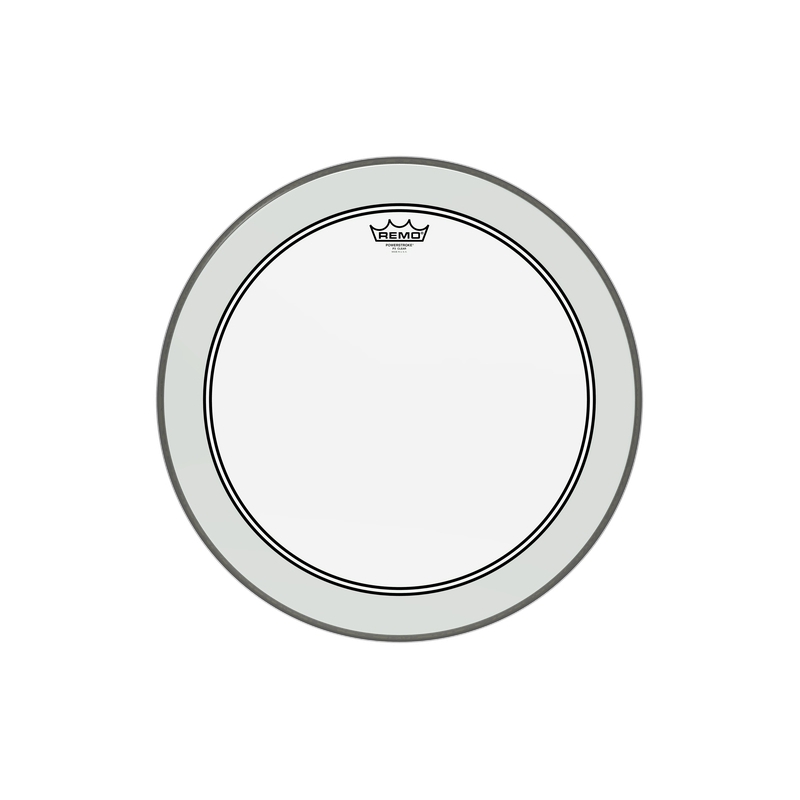 Remo 22"鼓皮 Powerstroke P3 Clear Bass Drumhead (P3-1322-C2)