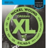 D'Addario EXL165-5 Nickel Wound BASS 45-135 (5弦)