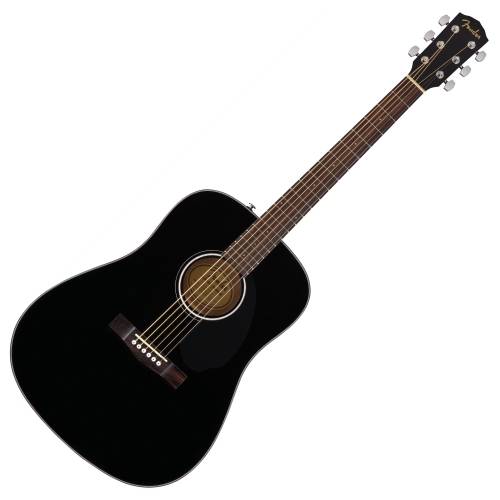 Fender CD-60S D桶面單板木吉他 - 黑色