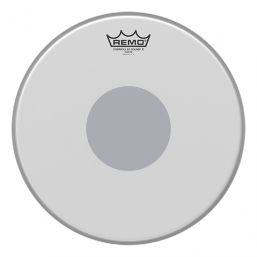 Remo Controlled Sound X Coated Black Dot 13" 單層噴白貼點小鼓皮 CX-0113-10