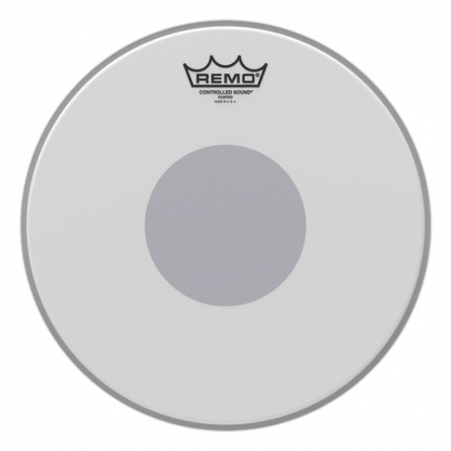 Remo Controlled Sound Coated Black Dot 12" 單層噴白貼點鼓皮 CS-0112-10
