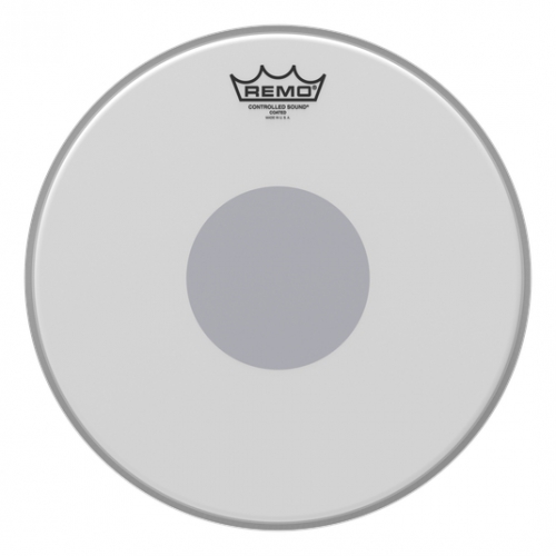 Remo Controlled Sound Coated Black Dot 13" 單層噴白貼點鼓皮 CS-0113-10