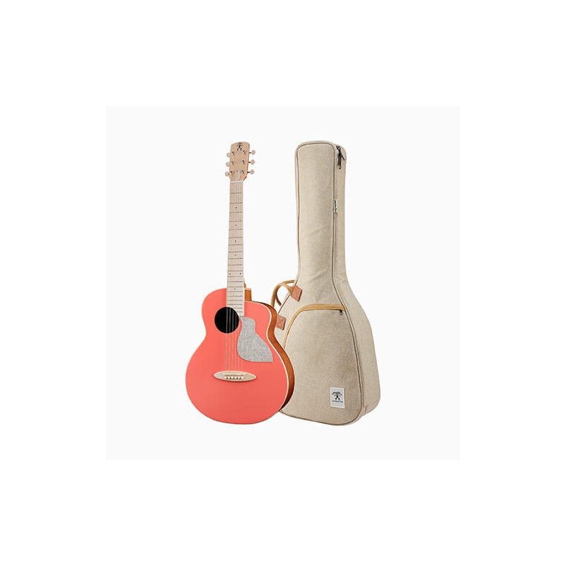 aNueNue 色彩系列 面單旅行吉他 接電款 活珊瑚橘 MC10-LCE