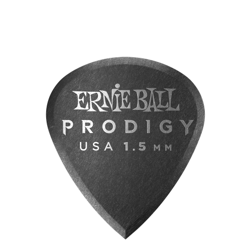 Ernie Ball Prodigy Pick Black Mini 1.5mm 6片 P09200