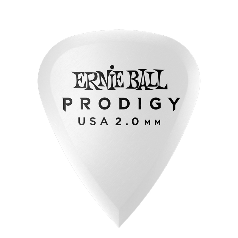 Ernie Ball Prodigy Pick White 2mm 6片 P09202