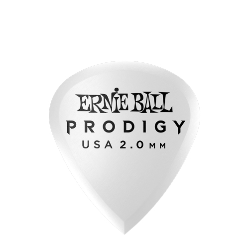 Ernie Ball Prodigy Pick White Mini 2mm 6片 P09203
