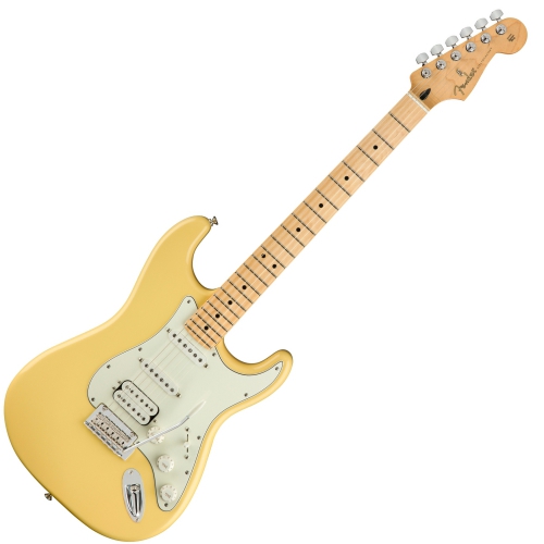 Fender 電吉他 Player Stratocaster HSS MN- Buttercream 奶油黃
