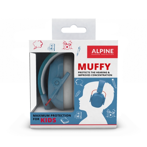 Alpine 耳塞 Muffy Kids 兒童耳罩 藍色 Blue
