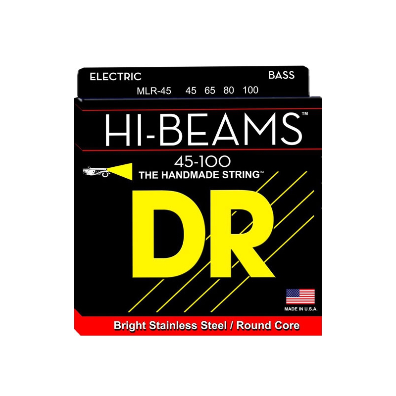 DR 電貝斯弦 MLR-45 Hi-Beams 45-100 不銹鋼弦 四弦