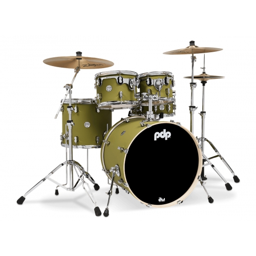 PDP Concept Maple 楓木鼓組 5粒組 5PCS - Satin Olive PDCM2215SO