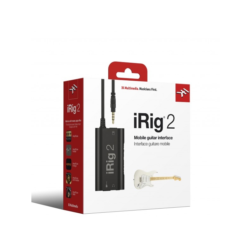 IK Multimedia iRig 2 吉他行動裝置錄音介面 IOS/ADR/MAC