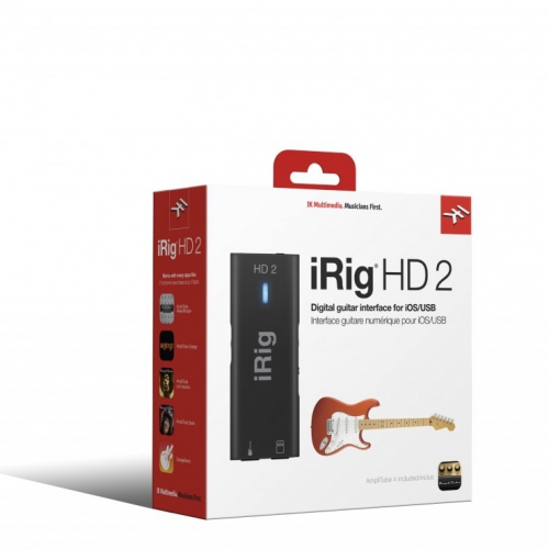 IK Multimedia iRig HD 2 吉他/貝斯 行動裝置錄音介面 IOS/MAC