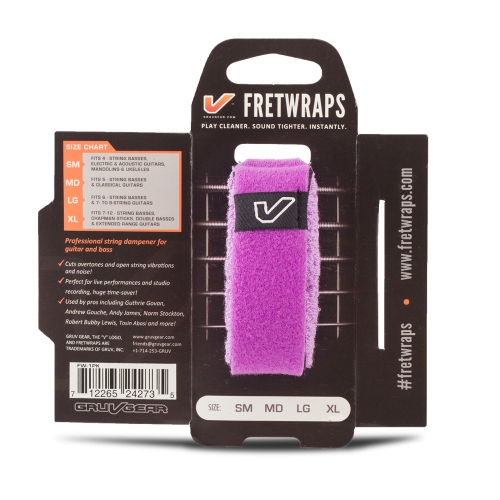 GruvGear FretWraps 悶音束帶 紫色 PUR