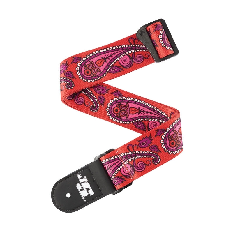 Planet Waves 背帶 Joe Satriani Paisley Red 變型蟲花紋 50JS12