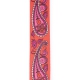 Planet Waves 背帶 Joe Satriani Paisley Red 變型蟲花紋 50JS12