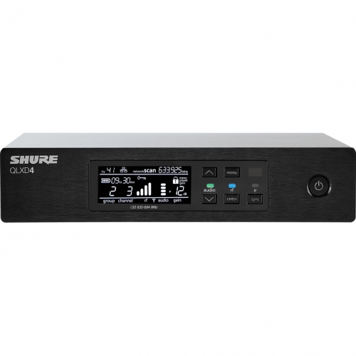 Shure QLXD4 G62 數位無線接收器