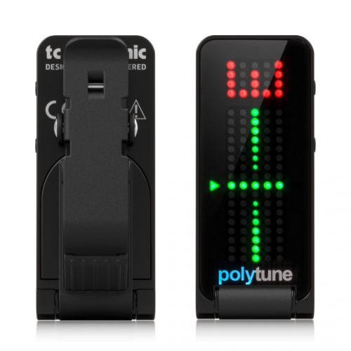 tc electronic Polytune Clip 夾式調音器 黑色