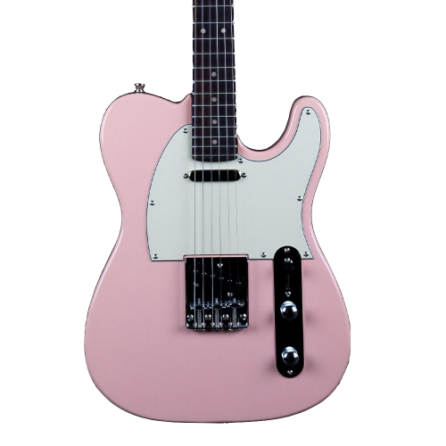 JET Guitars 電吉他 Tele 加拿大烤楓木琴頸 玫瑰木指板 JT-300 PK R 粉紅色