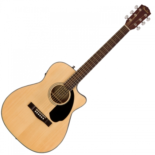 Fender CC-60SCE Concert切角小桶身 面單缺電木吉他 ｜ 原木色