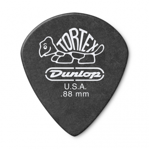 Dunlop 482R Tortex® Pitch Black Jazz III Pick 吉他彈片 0.88
