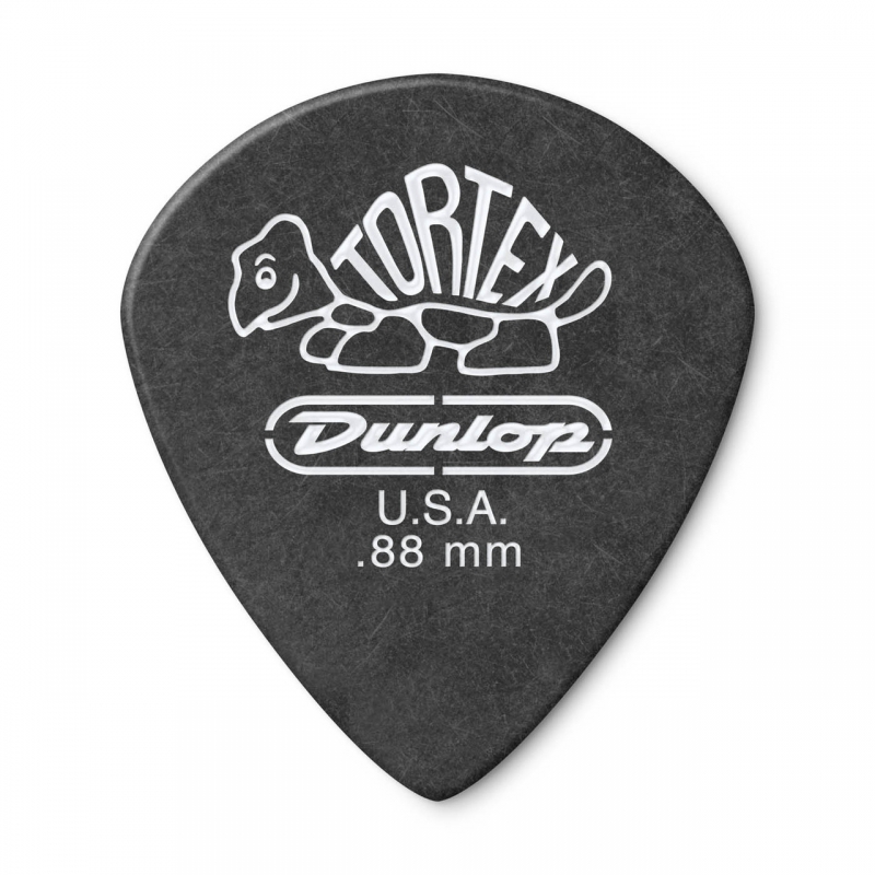 Dunlop 482R Tortex® Pitch Black Jazz III Pick 吉他彈片 0.88