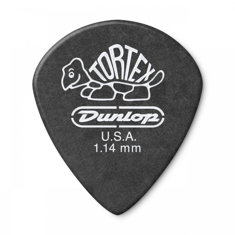 Dunlop 482R Tortex® Pitch Black Jazz III Pick 吉他彈片 1.14