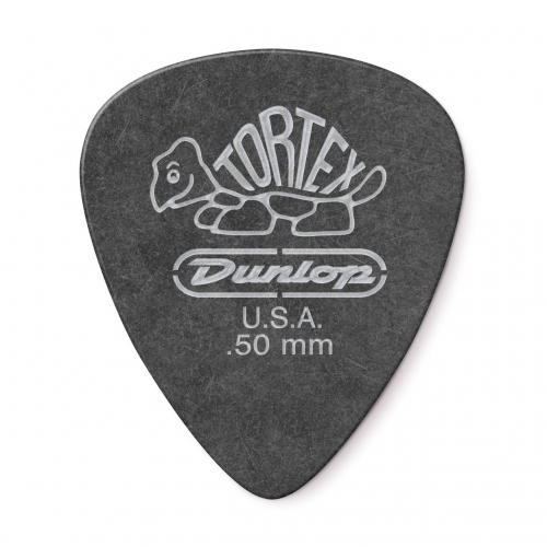 Dunlop 488R Tortex® Pitch Black Standard Pick 吉他彈片 0.5