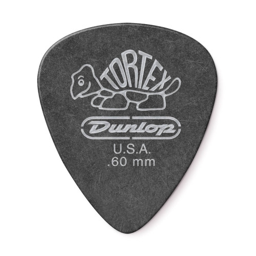 Dunlop 488R Tortex® Pitch Black Standard Pick 吉他彈片 0.60