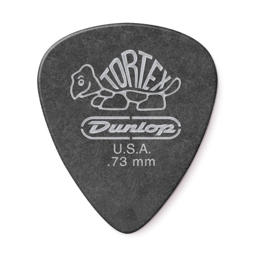 Dunlop 488R Tortex® Pitch Black Standard Pick 吉他彈片 0.73