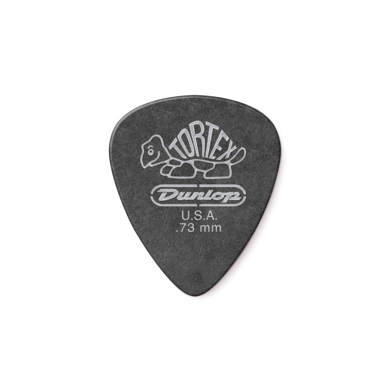 Dunlop 488R Tortex® Pitch Black Standard Pick 吉他彈片 0.73