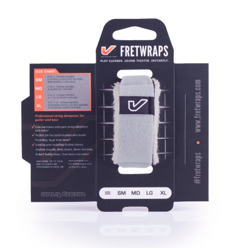 GruvGear FretWraps 悶音束帶 SM款 白 WHT