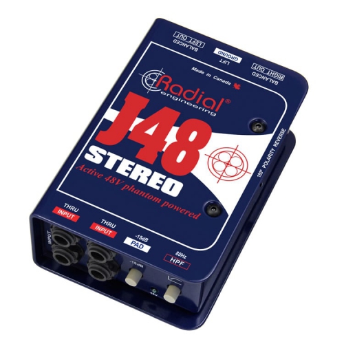 Radial J48 Stereo active DI 雙聲道 主動式 DI BOX