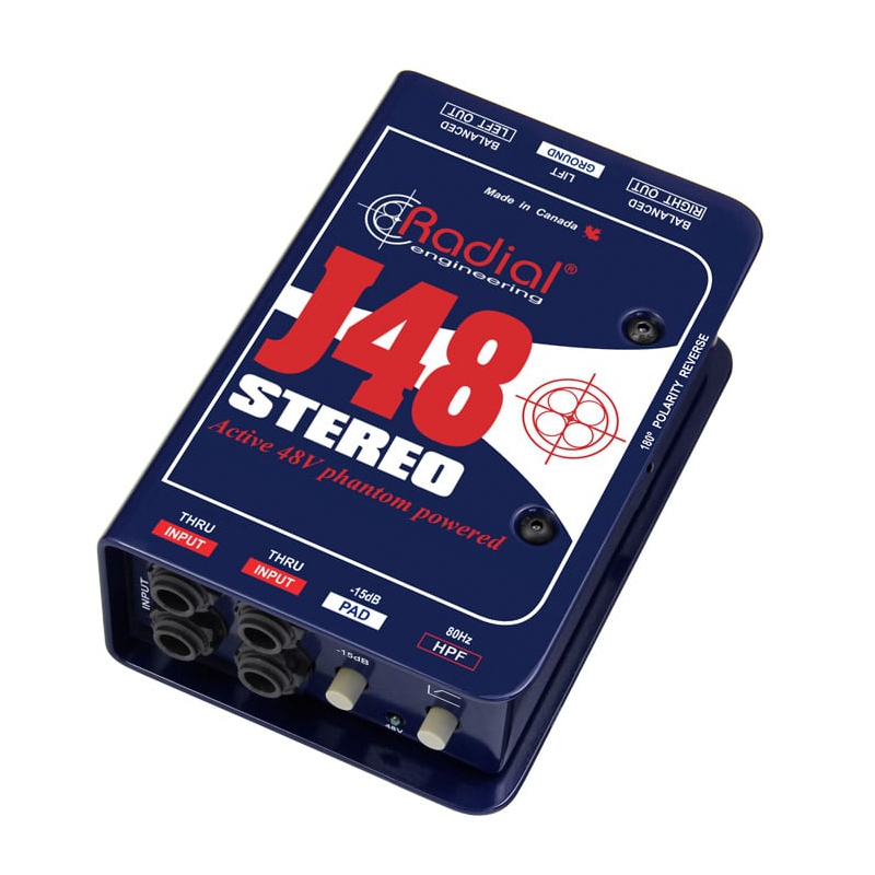 Radial J48 Stereo active DI 雙聲道 主動式 DI BOX