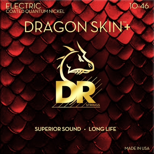 DR 電吉他弦 Dragon Skin+ 10-46 DEQ-10