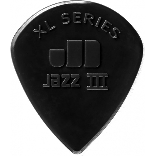 Jim Dunlop 47RXLS XL Jazz III Black Pick吉他彈片
