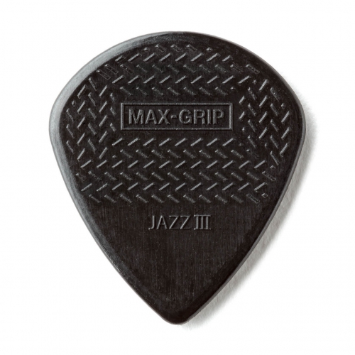 Dunlop MAX-GRIP® JAZZ III STIFFO PICK 471-3S 尼龍 防滑 Pick 吉他彈片 1.38MM