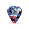 D'Addario CLASSIC CELLULOID PICK, MULTI-COLOR 吉他彈片 0.7MM 1CMC4-10