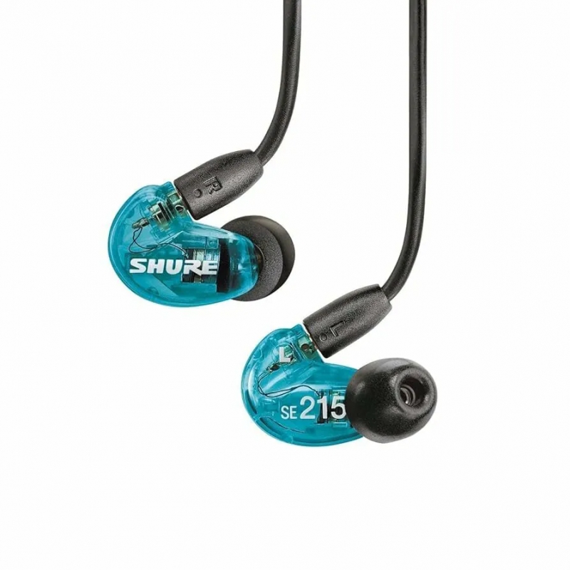 Shure SE 215 監聽耳道式耳機 藍色