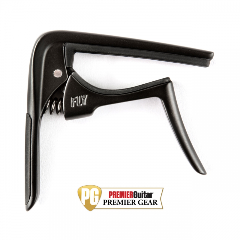 Jim Dunlop TRIGGER® FLY™ CAPO CURVED - BLACK 移調夾 63CBK