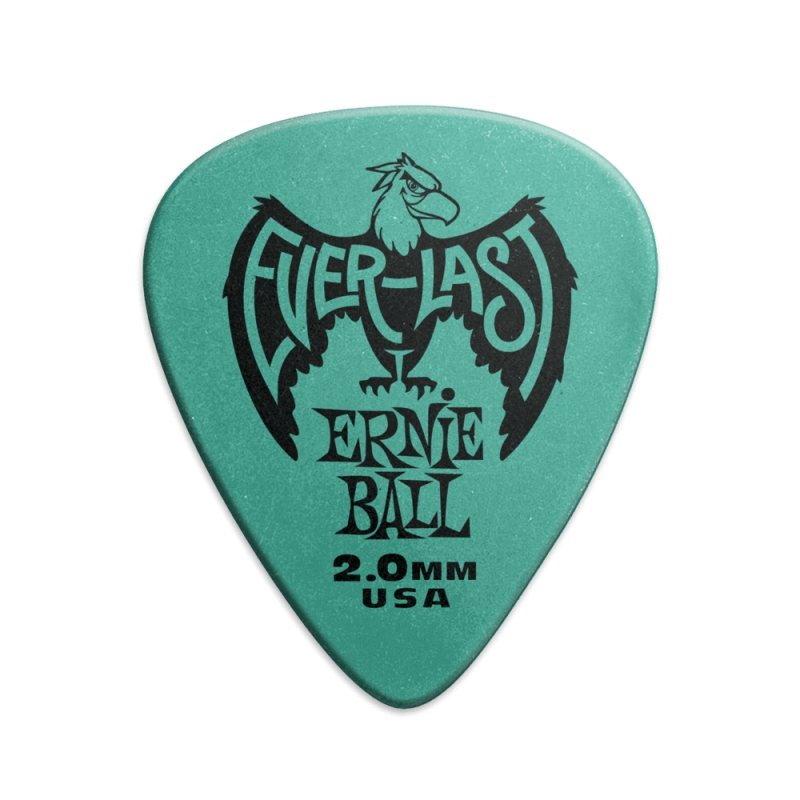 Ernie Ball Everlast Pick 2.00mm 12片 青色 P09196