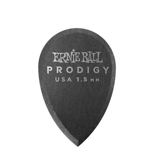 Ernie Ball Prodigy Teardrop Pick Black 1.5mm 6片 P09330