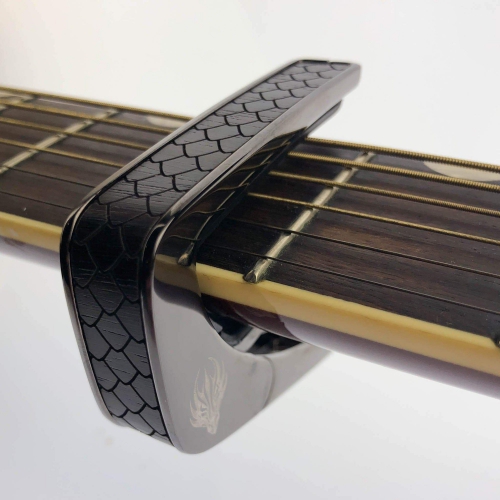 Thalia Capo 移調夾 CB202-02 黑色鍍鉻 黑龍鱗鑲貝