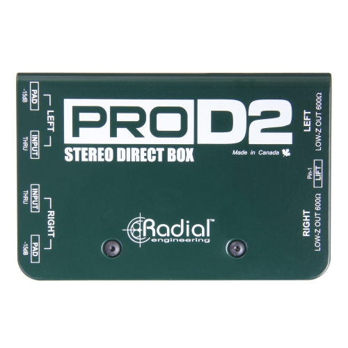 Radial PROD2 立體聲被動式 DI BOX