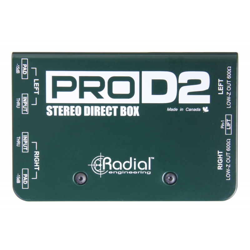 Radial PROD2 立體聲被動式 DI BOX