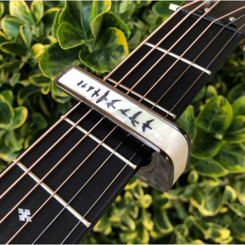 Thalia Capo 移調夾 CC201-08 銀色 珍珠上的鳥 Birds on Pearl