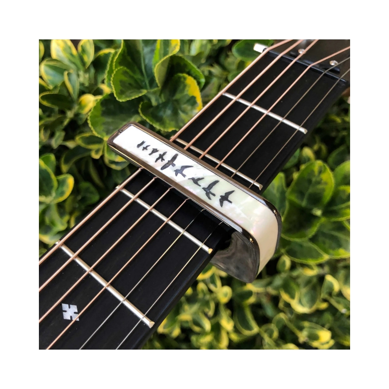 Thalia Capo 移調夾 CC201-08 銀色 珍珠上的鳥 Birds on Pearl