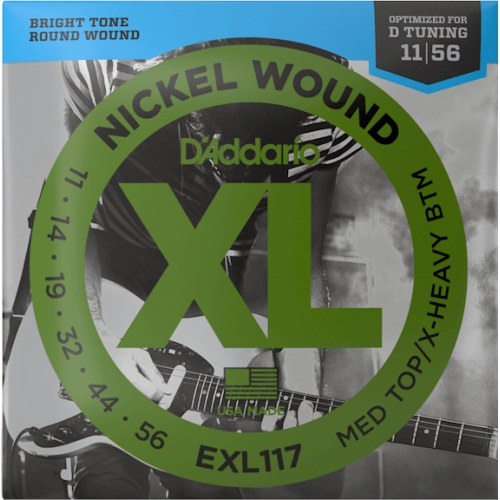 D'Addario EXL117 11-56 電吉他弦