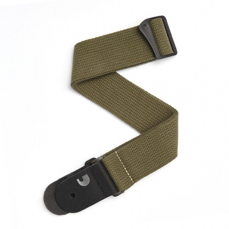 Planet Waves 背帶 棉質吉他背帶 軍綠色 50CT02