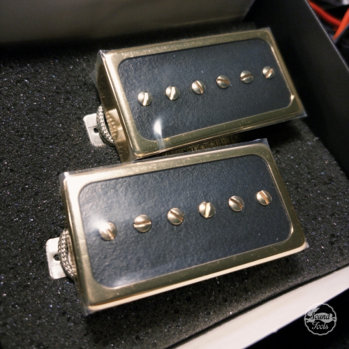 Lollar 拾音器 Novel 90 Humbucker Neck Bridge Gold Matte Black